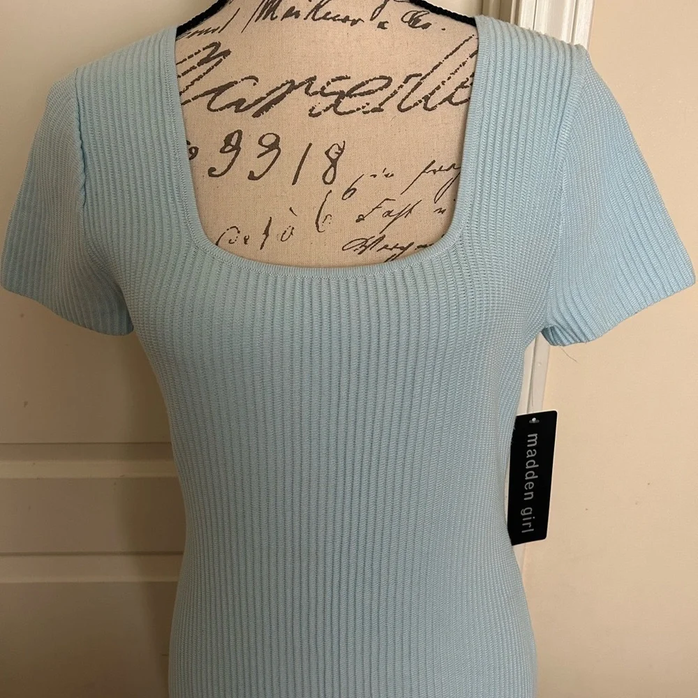 Madden Girl Light Blue Dress - Picture 2 of 4